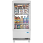 17 in. White Countertop Display Refrigerator - 3 Cu Ft. CDCU-3C-WH